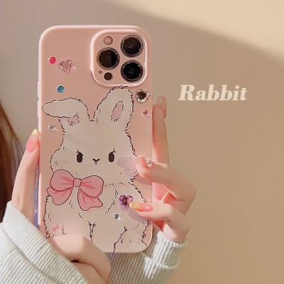 Pink Bunny iPhone Case