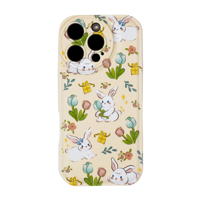 Bunny Flower iPhone Case