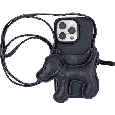 Sling Dog iPhone Case with Wallet