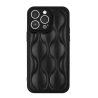 Minimalist Wave iPhone Case - Black