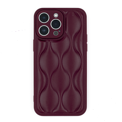 Minimalist Wave iPhone Case - Red