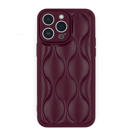 Minimalist Wave iPhone Case - Red