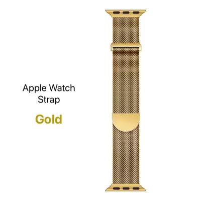 Meta title-Apple Watch Milanese Strap Gold 38mm 40mm 41mm 42mm